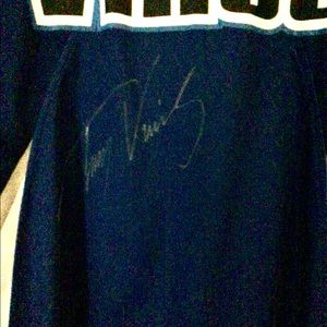 Autographed Trevor Vines jersey that he wore